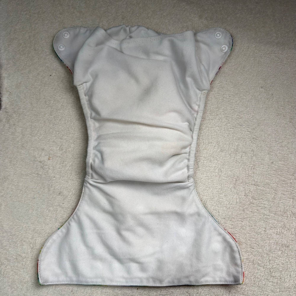 Mama Koala Floral Dahlia Pocket Cloth Diaper Adjustable Snaps Sustainable - Picture 4 of 6